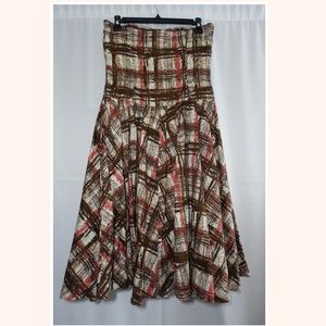 Anthropologie Plaid Dress by Elevenses